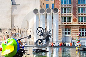 Stravinsky Fountain 1983 near the Centre Pompidou